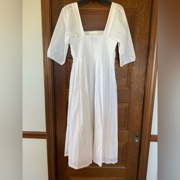 Modern Citizen Midi Length White Cotton Dress 🤍 - Picture 8 of 8